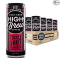 High Brew Coffee, Triple Shot Espresso, Cold Brew Coffee, 11 Fl Oz, Ready-To-Drink (Pack of 12)