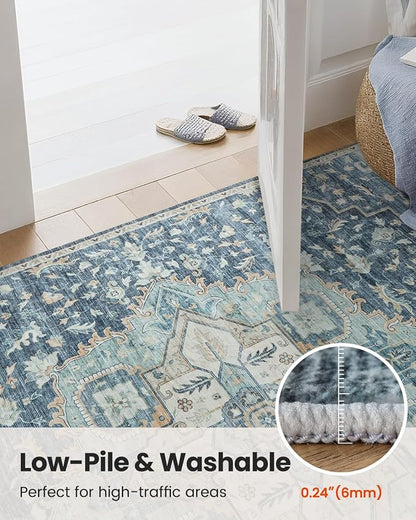 AMADA HOMEFURNISHING 2x6 Washable Runner Rug, Low-Profile Kitchen Rugs - Image 8