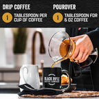 Black Rifle Coffee Company Ground Coffee Medium Roast - Roasted Blend Made from Pure Arabica Beans - Colombian & Brazilian Beans - Veteran Founded & American Made (Just Decaf, 12oz Bag)