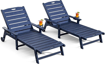 Outdoor Lounge Chair Set of 2 by LegacyAmerhomeDirect