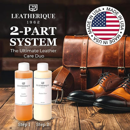 Leather Care & Preservation Set - 16 oz | Leatherique Rejuvenator Oil & - Image 8