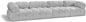 Meridian Furniture 611Grey-S136A Ames Collection Modern | Contemporary Modular by MeridianFurniture