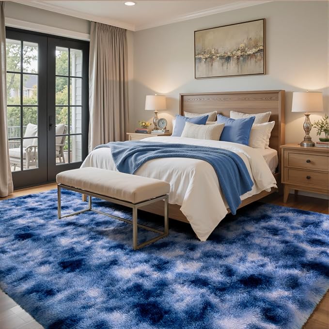 10x14 Ft Extra Large Shag Rugs for Living Room, Ultra Soft Fluffy Furry Area - Image 3