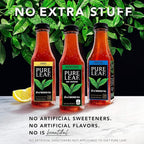 Pure Leaf Iced Tea, Extra Sweet, Real Brewed Tea, 18.5 Fl Oz Bottles (Pack Of 12)