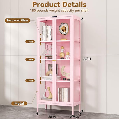 Polup Glass Display Cabinet - Image 3