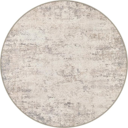 Round Area Rug Living Room: 6 ft Modern Washable Indoor Carpet | by FXRHLP