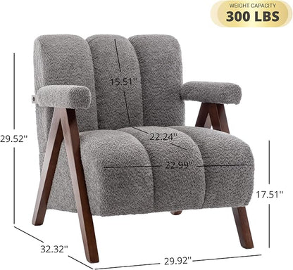 Mid Century Modern Accent Chairs Set of 2 - Image 2