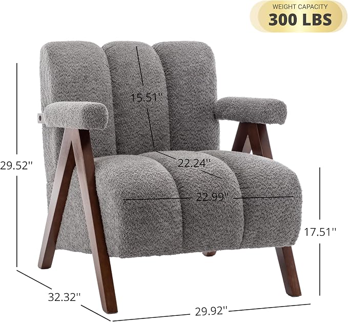 Mid Century Modern Accent Chair - Image 2