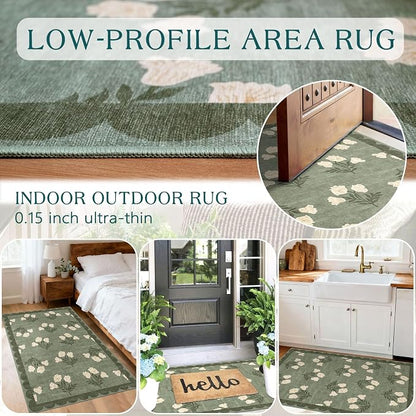 Floral Outdoor Rug - Image 5
