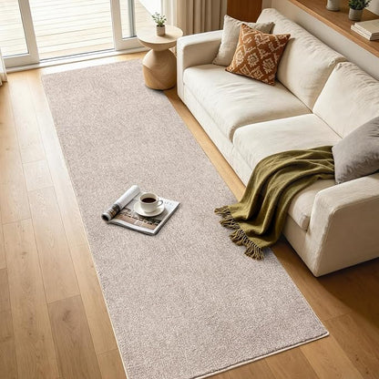 2x6 Oatmeal/White Runner Rug Washable Non-Slip - Image 7