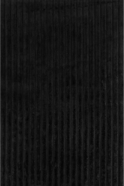 nuLOOM Kai Charcoal Striped Washable Area Rug - Image 4
