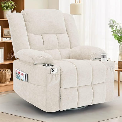 Korser 360° Swivel Rocker Recliner by KORSER