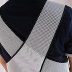 NEWGEM Japanese Linen Cross Back Cooking Aprons for Women Men with Pockets Cute for Baking Kitchen