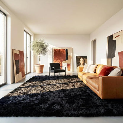 Fluffy Shaggy Area Rug for Living Room 5x8 Ft, Soft Fuzzy Rugs for Bedroom - Image 8