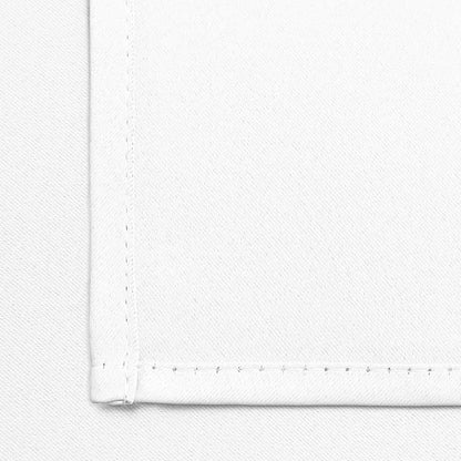 Yakamok Pure White Room Darkening Window Curtains 52x36 Inch - Image 4