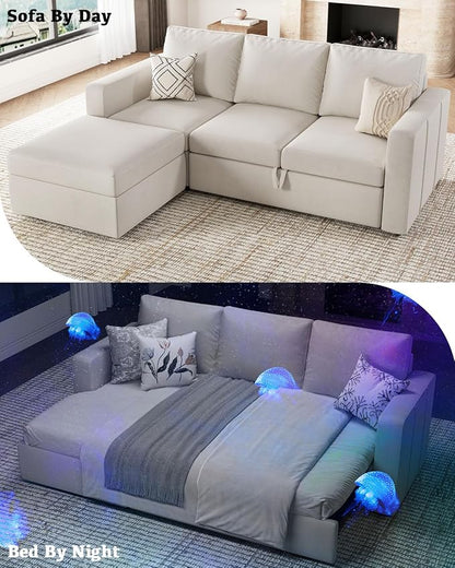 Belffin Modular Sectional Sleeper Sofa - Image 5