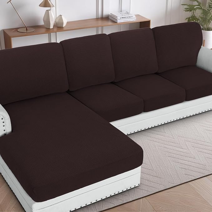 H.VERSAILTEX Backrest Cushion Covers Sectional Couch Back Cushion Covers by HVERSAILTEX