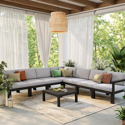 Stoog Modular Patio Sofa Set, 11-Piece Outdoor Sectional Sofa Set - Image 7