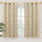 YoungsTex Burlap Linen Curtains 45 Inch Length by YoungsTex