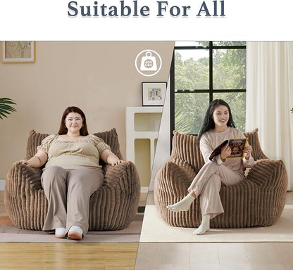 Giant Plush Bean Bag Chair for Adults - Image 6