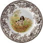 Spode Woodland Hunting Dogs, 10.5" Dinner Plate - English Springer Spaniel Design, Made in England, Microwave Safe & Dishwasher Safe, Fine Earthenware for Holiday Dining - Collectible Tableware & Gift