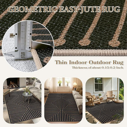 Lahome Neutral Outdoor Rug 5x7 - Image 4