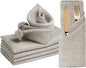 BALCONY & FALCON Cloth Napkins Set of 6 Washable Linen Napkins Absorbent by BALCONYFALCON