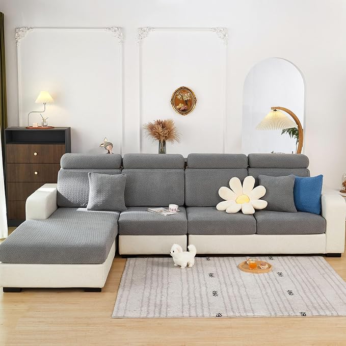 Couch Covers for 2 Cushion Sofa Pet Friendly Couch Cushion Covers Universal - Image 9
