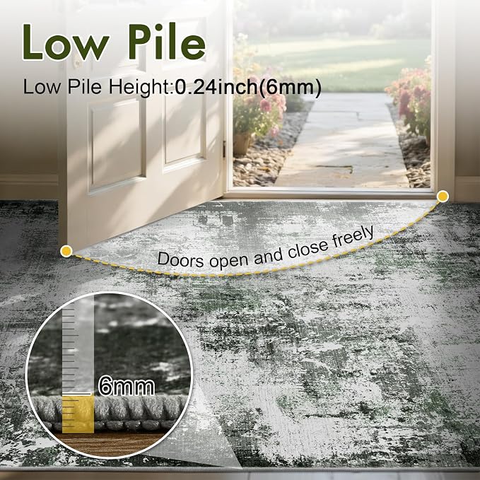 6x9 Ft Large Area Rugs for Living Room, Soft Non-Slip Washable Rugs Modern - Image 7