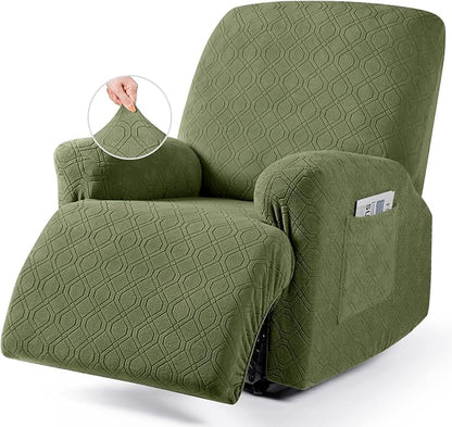 VANSOFY Recliner Chair Cover, 3-Pieces Stretch Lazy Boy Recliner Covers by VANSOFYFURNITURECOVERS