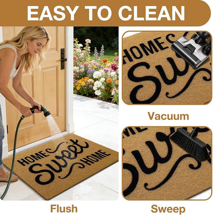 OLANLY Front Door Mat, Low Profile Doormat, Stain and Fade Resistant, - Image 6