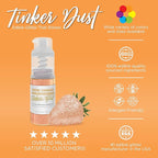 Bakell - Neon Orange Tinker Dust (4g, 1x Mini Spray Pump) Edible Glitter for Food, Desserts, and Beverages!