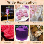 Edible Glitter Set - 15 Colors Food Grade Luster Dust, Edible Glitter Powder for Drinks, Cake Decorating, Chocolates, Fondant, Strawberries, Cupcakes, Candy, Cookie. Vegan - 5g/bottle