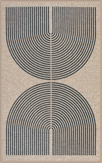 Lahome Rainbow Easy Jute Welcome Mat - Image 8