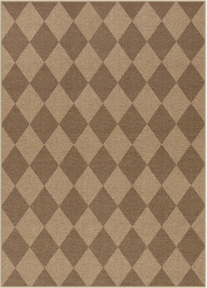 Lahome Checkered Easy Jute Indoor Outdoor Rug, 5x7 Area Rugs - Image 10