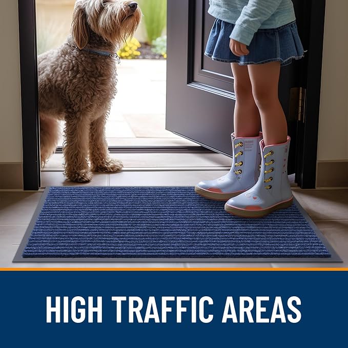OLANLY Front Door Mat 29.5x17, Waterproof Heavy-Duty Indoor Outdoor Doormat | - Image 7