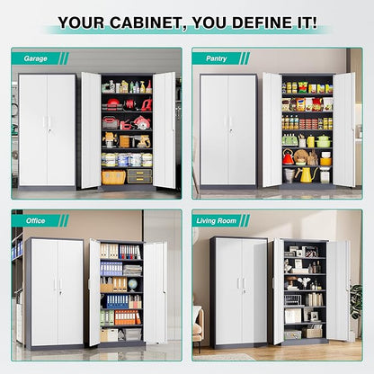 Wide & Deep Metal Storage Cabinet - Image 4