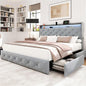 LARMACE Queen Size Bed Frame by LARMACE