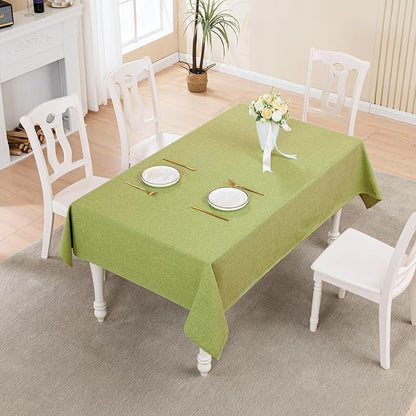 BALCONY & FALCON Rectangle Tablecloth 57" x 85" Washable Wrinkle Resistant and - Image 5