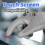 Schwer 12 Pairs ANSI A6 Cut Resistant Gloves CR7120 Cut Proof Work Gloves, Touchscreen, for Men and Women Used for Woodworking, Glass Cutting, Construction, Cargo Handling, Car Repair, XL
