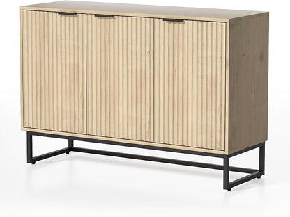 EYYTHUNG Fluted Storage Cabinet - Image 9