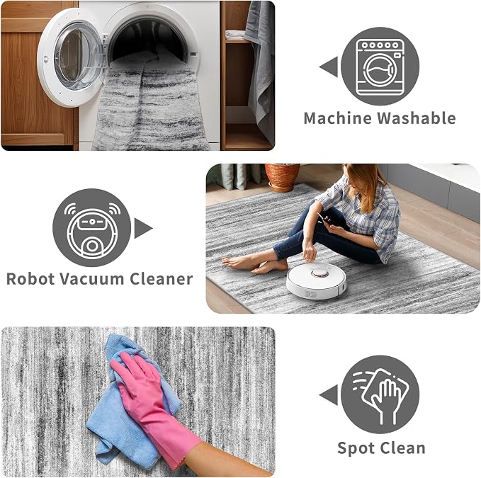 3x14 Washable Hallway Runner Rug: Extra Long Runners - Image 3