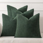 MIULEE Boho Farmhouse Throw Pillow Covers 18x18 Inch Set of 4 Soft Neutral by MIULEE