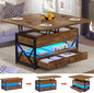Itaar 40" Lift Top Coffee Table, 4 in 1 Coffee Tables by Itaar