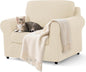 SUBRTEX 3 Pieces Stretch Sofa Slipcover Sets Couch Cover Sets Backrest Cushion by Subrtex