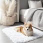 OLANLY 2x2 Machine Washable Small Rug, Soft Fluffy Shaggy Throw Rug by OLANLY