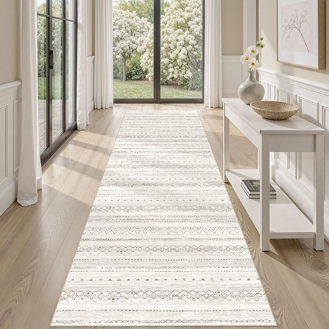cotiled Hallway 2.6x8 Runner Rugs Washable Boho Moroccan Soft Rug | Solve by COTILED