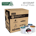 Keurig Premium Coffeehouse Collection, Single Serve Keurig K-Cup Pods, Medium and Dark Roast Coffees, 40-Count Box
