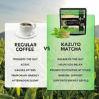 Kazuto Matcha Organic For latte And Cooking – Authentic Japanese First Harvest Culinary Grade Matcha Green Tea Powder from Shizuoka Antioxidants Unsweetned