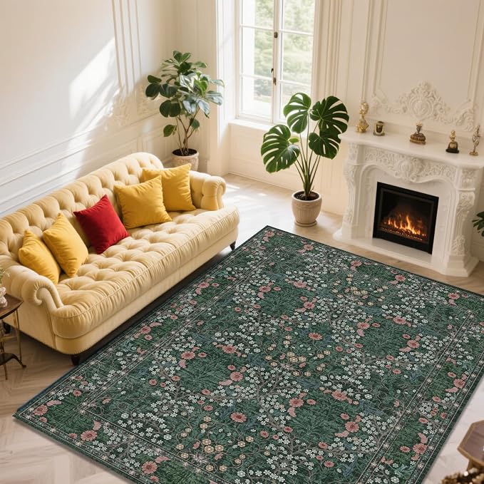 Extra Large 10x14 Area Rug for Living Room, Washable Rugs for Dining Room - Image 3